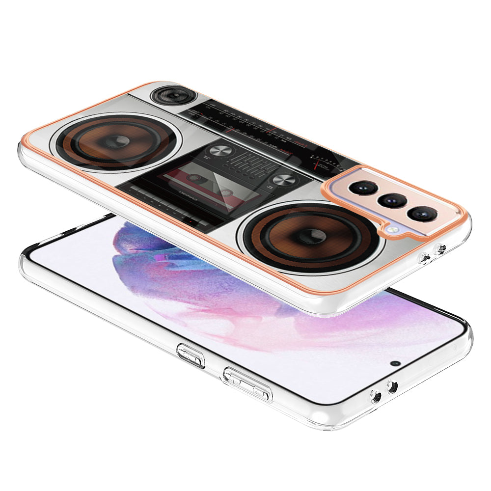YB IMD Series-19 Style D 2,0 mm TPU-cover til Samsung Galaxy S21 FE 5G IMD-mønster galvanisering anti-drop telefoncover YB IMD Series-19 Style D 2,0 mm TPU-cover til Samsung Galaxy S21 FE 5G IMD-mønster galvanisering anti-drop telefoncover
